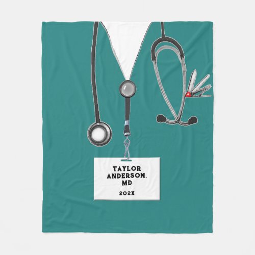 Creative Medical Doctor Fleece Blanket