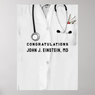 Creative Medical Doctor Graduation Poster