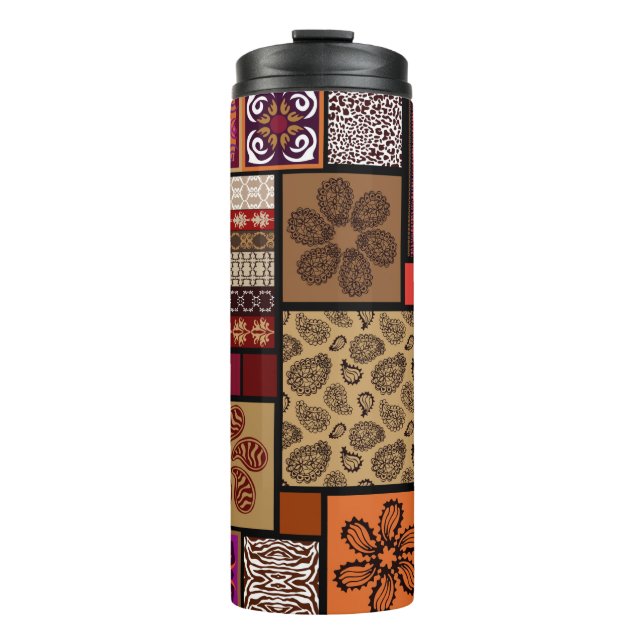 Creative mega set of seamless patterns inspired by thermal tumbler (Front)