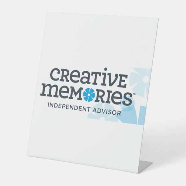 Creative Memories Ind Advisor Banner Pedestal Sign (Front)