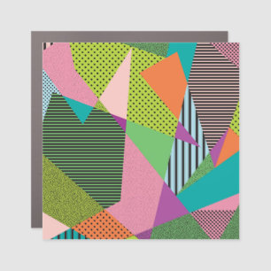 Creative Memphis Frame Modern Design Car Magnet