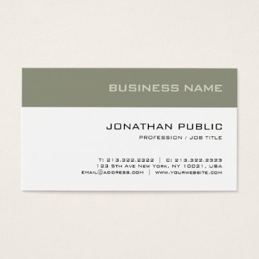 Creative Minimal Modern Plain Trendy Luxury Chic Business Card Creative Minimal Modern Plain Trendy Luxury Chic Business Card