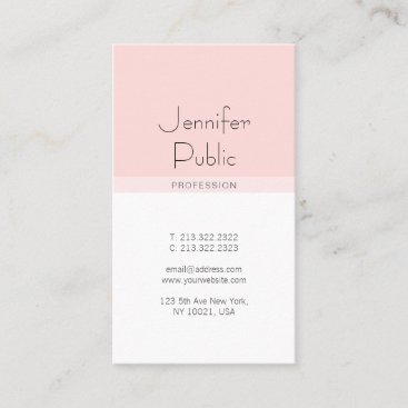Creative Minimalist Luxury Design Professional Business Card
