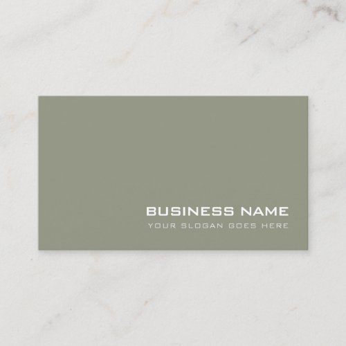 Creative Minimalist Modern Monogram Plain Luxury Business Card