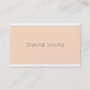 Creative Minimalistic Modern Design Luxury Trendy Business Card