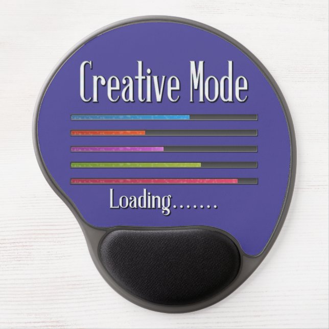 Creative Mode Loading Artist Gel Mouse Pad (Front)