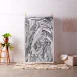 Creative Modern Art Black and White Fabric