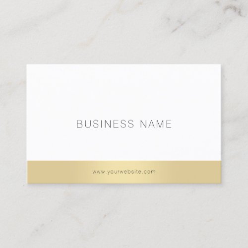 Creative Modern Elegant Gold Simple Design Trendy Business Card