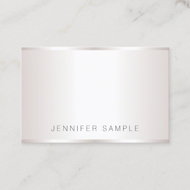 Creative Modern Elegant Simple Design Template Business Card (Front)