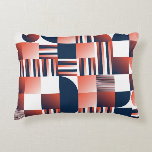 Creative Modern Geometrical Seamless Pattern Accent Pillow