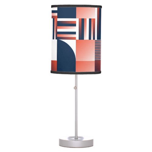 Creative Modern Geometrical Seamless Pattern Table Lamp
