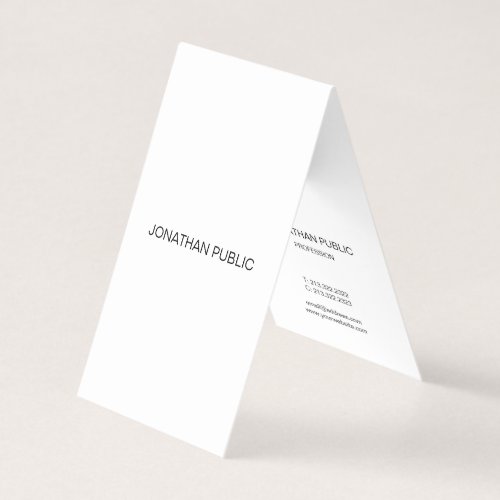 Creative Modern Minimalist Professional Cool Clean Business Card