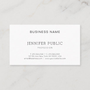 Creative Modern Minimalist Professional Design Business Card