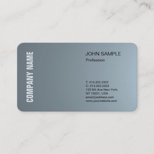 Creative Modern Professional Design Elegant Plain Business Card