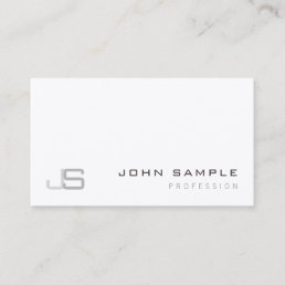 Creative Modern Professional Monogram Luxury Business Card