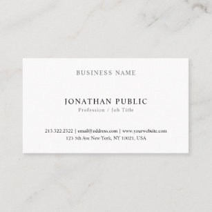 Creative Modern Simple Professional Template Top Business Card