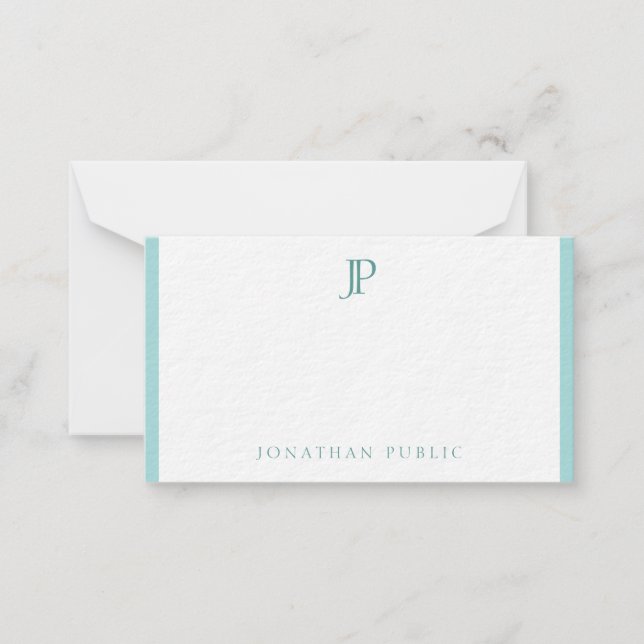 Creative Monogram Template Minimalist Modern (Front)