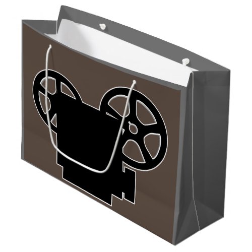  CREATIVE MOVIE PROJECTOR SILHOUETTE LARGE GIFT BAG