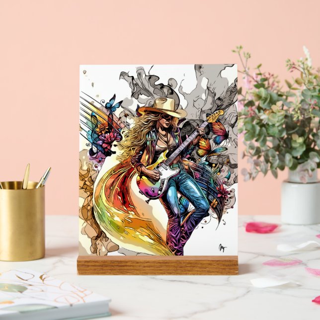 Creative Music Mosaic 8x10 Prints Acrylic Sign (Wedding)