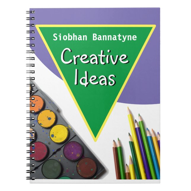 Creative Notes with Recipient's Name Notebook (Front)