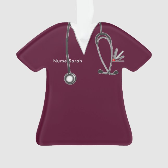 Creative Nurse Collectible Ornament (Front)