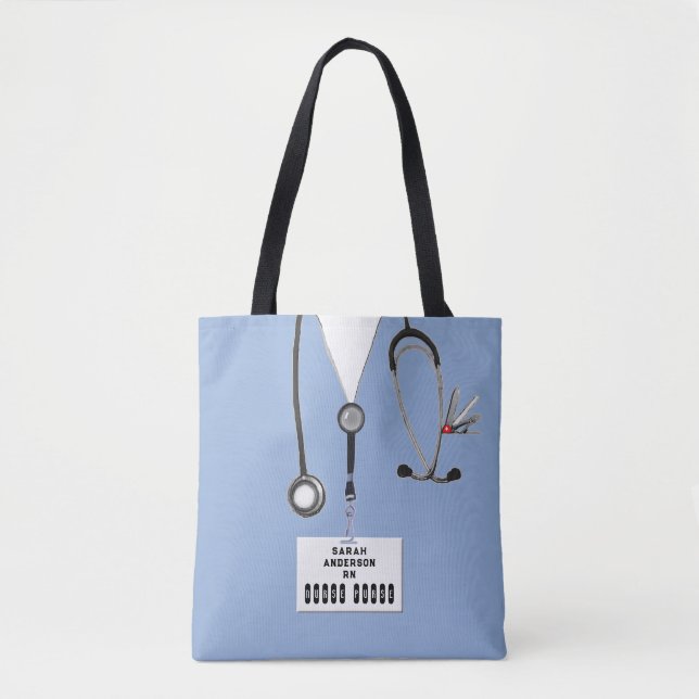Creative Nurse Gift Tote Bag (Front)