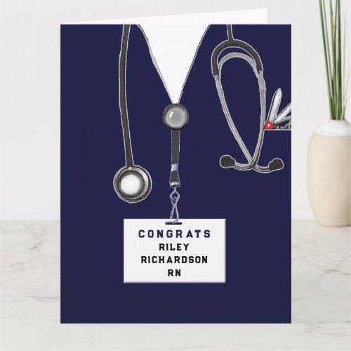 Creative Nurse Graduation Card