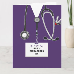 Creative Nurse Graduation Card