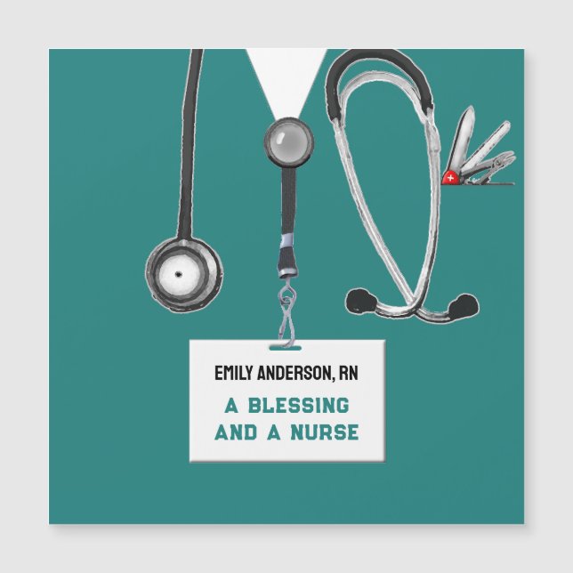 Creative Nurse Graduation Gift Card (Front)