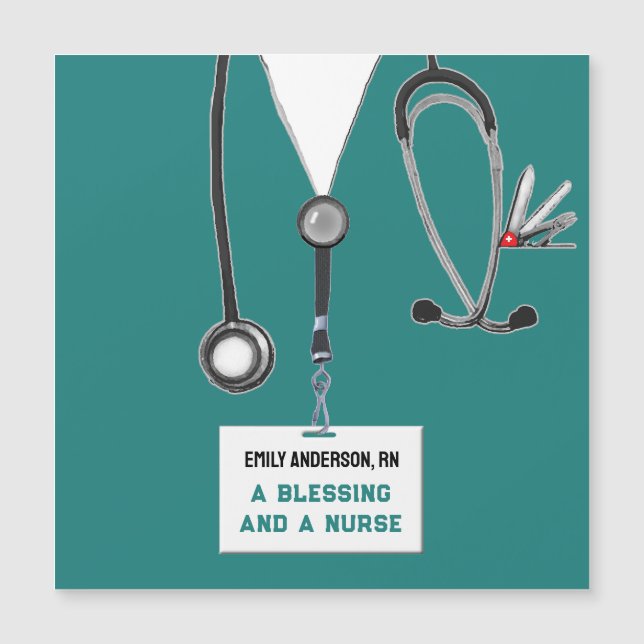 Creative Nurse Graduation Gift Card (Front)