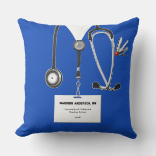 Creative Nurse Graduation Gift Throw Pillow