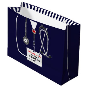 Creative Nurse Graduation Large Gift Bag