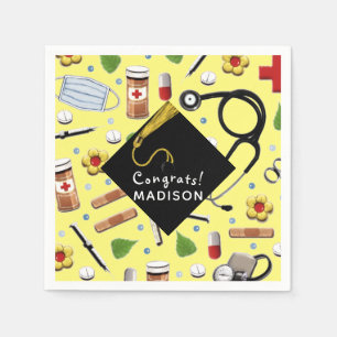 Creative Nurse Graduation Napkins