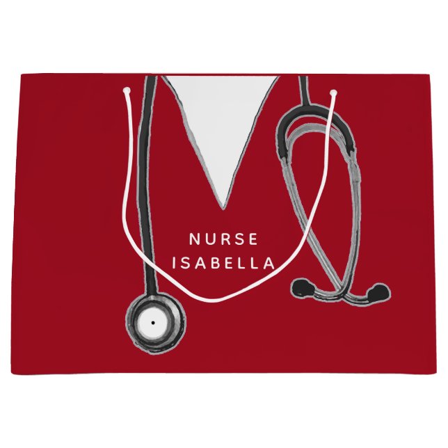 Creative Nurse Large Gift Bag (Front)