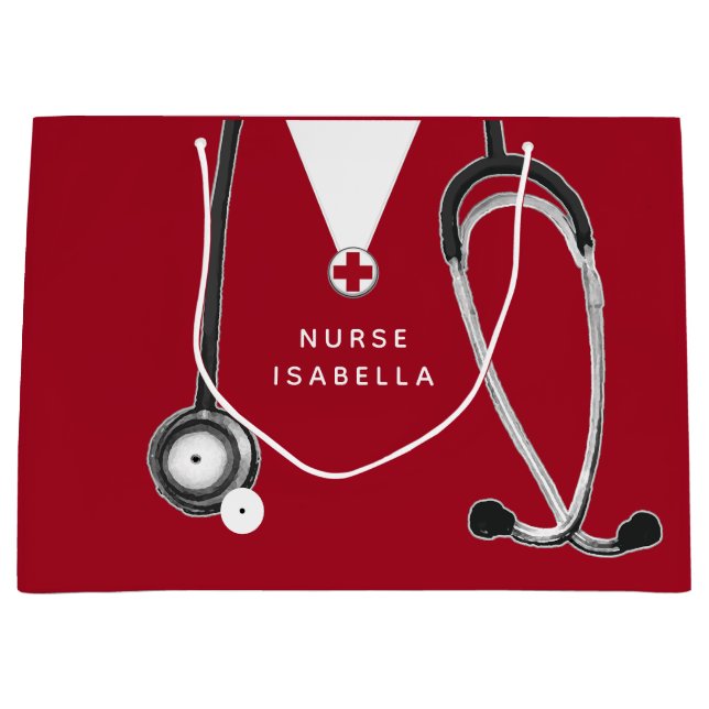 Creative Nurse Large Gift Bag (Front)