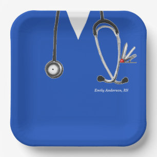 Creative Nurse Party Paper Plate