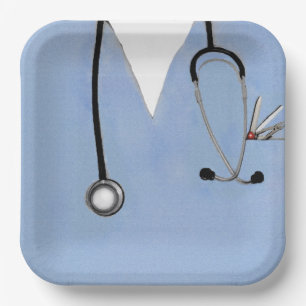 Creative Nurse Party Paper Plates