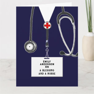 Creative Nursing School Graduation Card