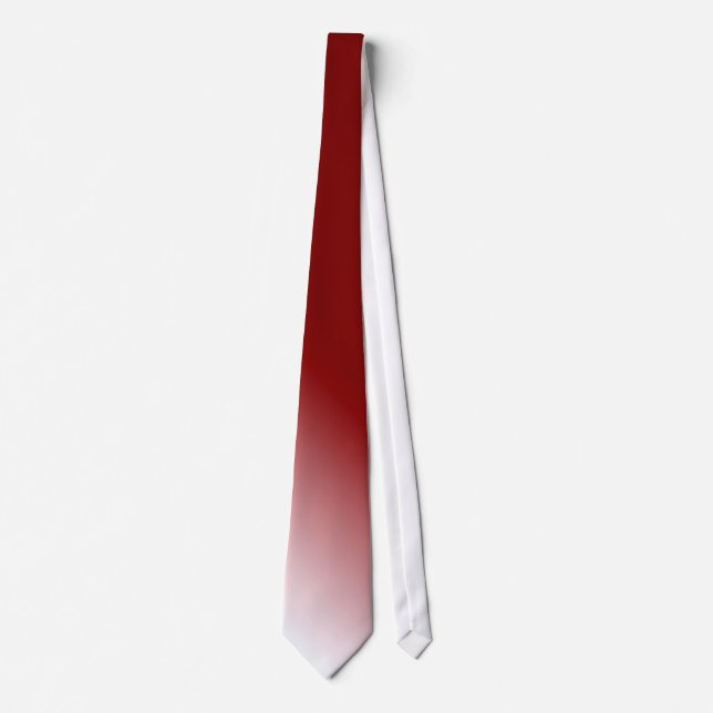 Creative Original Stylish Red Abstract Neck Tie (Front)