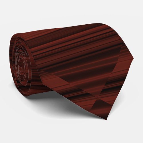 Creative Original Stylish Reddish Brown Abstract Tie