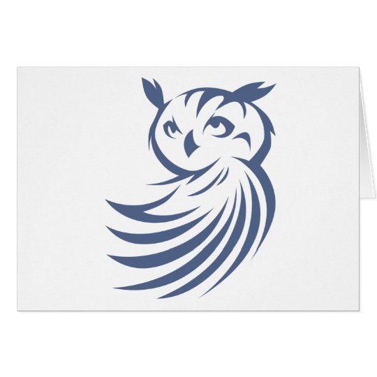 Creative Owl Illustration Card