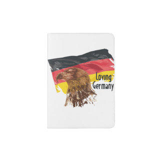 Creative Painting Loving Germany Passport Holder