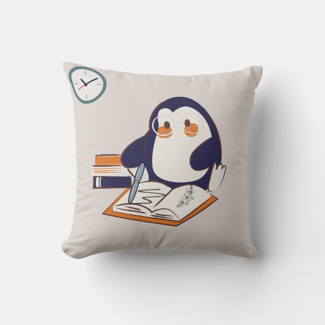 Creative Penguin Pillow – Adorable Art in Action (Front)