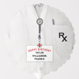Creative Pharmacist Birthday Party Balloon