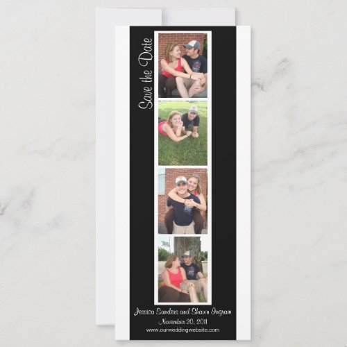 Creative Photo Booth Save the Date