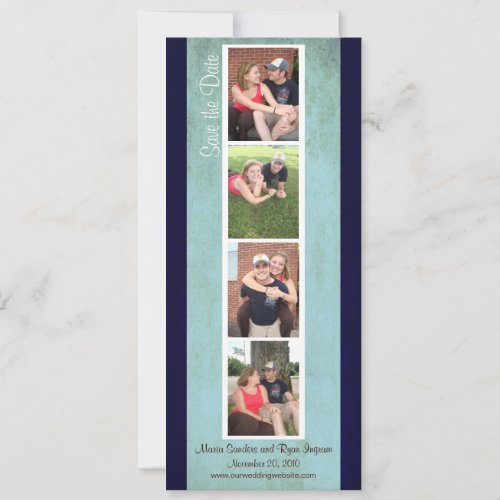 Creative Photo Booth Save the Date Sky Blue