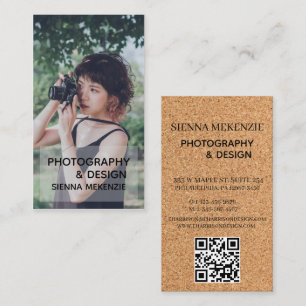 Creative Photography Design Business Card with 