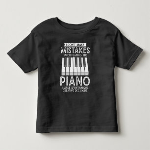 Creative Pianist Witty Piano Musician Music Lover Toddler T-shirt