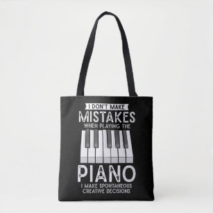 Creative Pianist Witty Piano Musician Music Lover Tote Bag