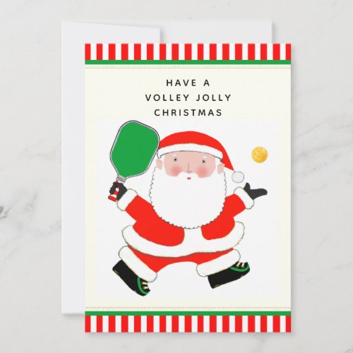 Creative Pickleball Christmas Holiday Card